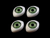 Oval Plastic Doll Eyes 12x17mm height 6mm