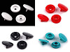 Boutons pression en plastique, taille 18'
