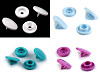 Boutons pression en plastique, taille 18'