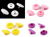 Boutons pression en plastique, taille 18'