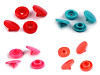 Bottoni automatici in plastica, misura 18