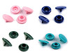 Boutons pression en plastique, taille 18'