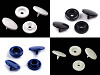 Boutons pression en plastique, taille 20'