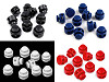 Round 2-hole Cord Lock Stopper Toggles 13x15 mm