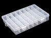 Plastic Bead Storage Box 14x20x4 cm