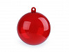 Clear Plastic Ball Ornament Ø6 cm
