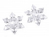Clear Acrylic Snowflakes Decor Ø45 mm