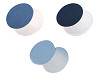 Toppe termoadesive in denim, dimensioni: 11 x 14 cm 