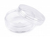 Clear Plastic Jar 5x2 cm with screw lid