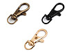 Mosquetón giratorio metálico, compatible con correas de 10 mm