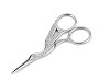 Nůžky vyšívací čáp délka 9,5 cm, 11,5 cm