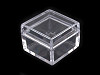Square Plastic Container 2.5x2.5x1.5 cm
