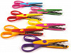 Scissors for Kids length 13 cm, set of 6 pcs