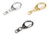 Metal Swivel Keyring / Keychain Clip, 18x40 mm 