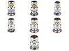 Moule à bouton auto-couvrant pour presse manuelle, taille 16", 18", 20", 24", 26", 28", 32", 36", 40", 44"
