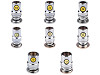 Stampo per pressa manuale per bottoni auto-coprenti, dimensioni: 16", 18", 20", 24", 26", 28", 32", 36", 40", 44"