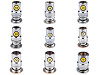 Hand press dies mold for Self Cover Button, size 16", 18", 20", 24", 26", 28", 32", 36", 40", 44"