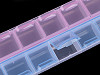 Sortierbox / Behälter aus Kunststoff 6x21,5x2 cm