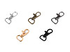 Mosquetón giratorio metálico, compatible con correas de 12 mm