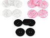 Pearlescent Button size 60'
