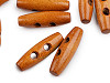 Bouton bûchette en bois, 12 x 40 mm