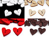 Holzknöpfe dekorativ Herzen 