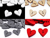 Botón decorativo de madera Corazón