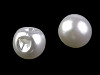 Sew-on Faux Pearl Bead / Button Ø14 mm