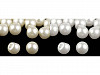 Sew-on Faux Pearl Bead / Button Ø12 mm