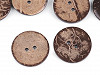 Coconut Button double-sided size 24', 28', 36'; 38', 40', 48'