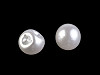 Sew-on Faux Pearl Bead / Button Ø6 mm 
