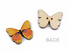 Decorative Wooden Button Butterfly