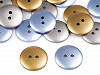 Button size 28' metal imitation 