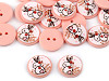 Children's Button size 24' animals