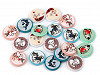Children's Button size 24' animals