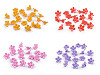 Plastic beads / buttons flower Ø15 mm