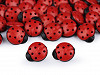 Button, size 24' Ladybug