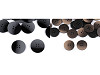 Bouton ombré, taille 34', 40', 44'