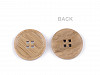 Imitation Wood Button size 32', 40', 44'