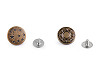 Metal Screw Jeans Button, size 26'