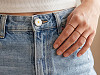 Metal Screw Jeans Button, Daisy, size 26'