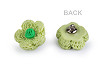 Button 3D Imitation Crochet Flower Size 28'