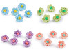Bouton 3D Imitation fleur en crochet, taille 28'