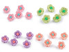 Button 3D Imitation Crochet Flower Size 28'