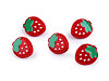 Kinderknopf Erdbeere, Größe 24"