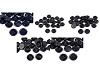Bouton pour costumes, tailles 24', 28', 32', 36', 40'