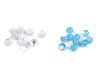 Bottone da cucire, con perla / occhio di gatto, dimensioni: Ø 10 mm