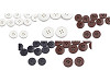 Bouton pour manteaux et vestes, taille 28' ; 36' ; 40'