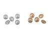Metal filigree button size 34'; 40'