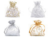 Organza Gift bag 6.5x9 cm with glitters